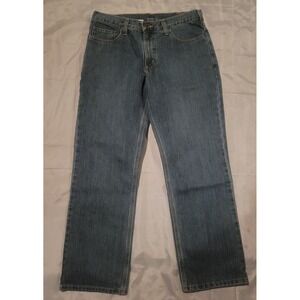 Carhartt Relaxed Fit Mens 34x30 Denim Workwear Jeans Pants White Label 14806 EUC